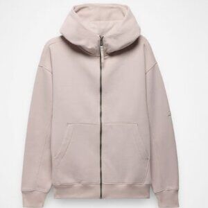 PRANA - DREAMFLEECE FULL ZIP HOODIE - ALMOND - XSMALL - NWT